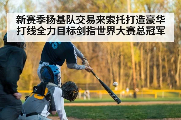 新赛季扬基队交易来索托打造豪华打线全力目标剑指世界大赛总冠军